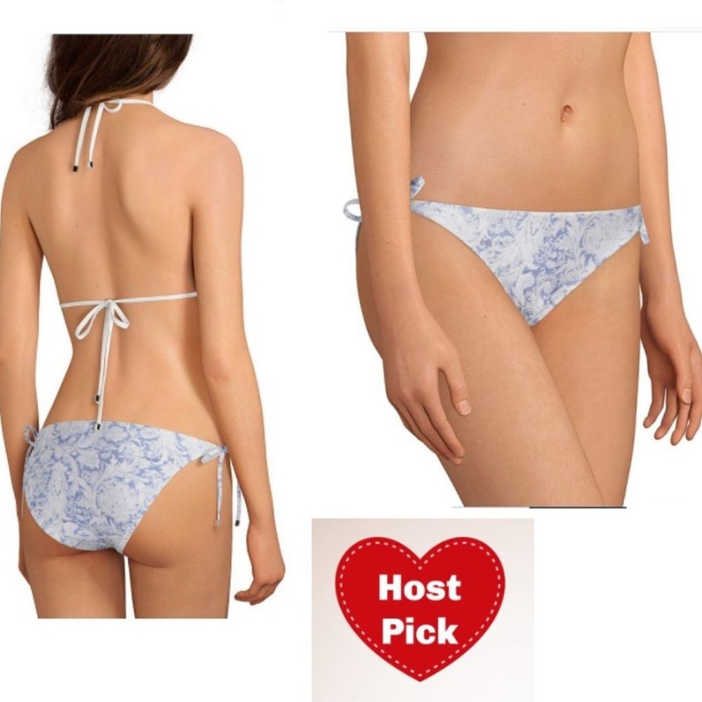 String Bikini Bottoms - Blue - by Chelsea & Violet
